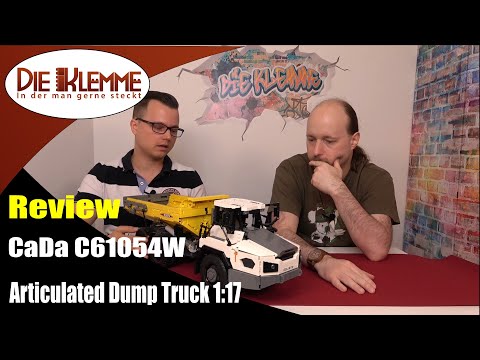 Review: CaDa C61054W Articulated Dump Truck 1:17