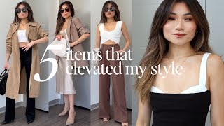 5 Items to Elevate Your Style ✨ | Closet essentials for your 30s | Miss Louie