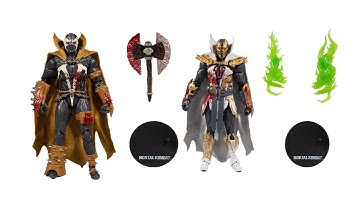 A LOOK AT: Mortal Kombat 11 Spawn Bloody Variant Action Figures by McFarlane Toys REVEAL