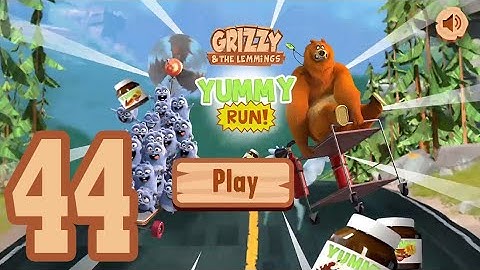 Grizzy and the Lemmings Yummy Run - Gameplay Walkthrough part 44 (Android/iOS)