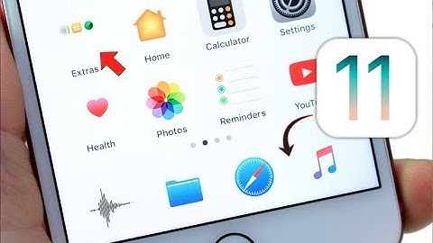 Hide Dock & Folders Background in iOS 11 iPhone /iPad /iPod Touch