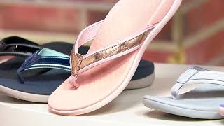 Vionic Patent Leather Thong Sandals - Tide Sport Tide Sport on QVC screenshot 3