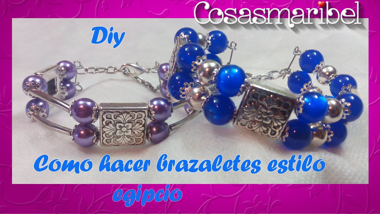Como hacer un brazalete egipcio con alambre galvanizado DIY (dos modelos)