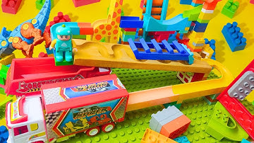 Satisfying Duplo Marble Run ASMR | Relaxing Lego Marble Track Sounds
