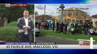 Sky News Real Estate | Live Auction of 45 Fairlie Avenue, Macleod | Ray White Macleod