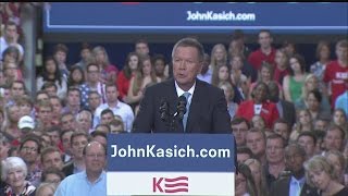 Kasich announces Presidential bid; Local mixture of support, protest
