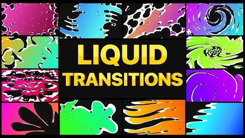 Gradient Liquid Transitions DaVinci Resolve Templates