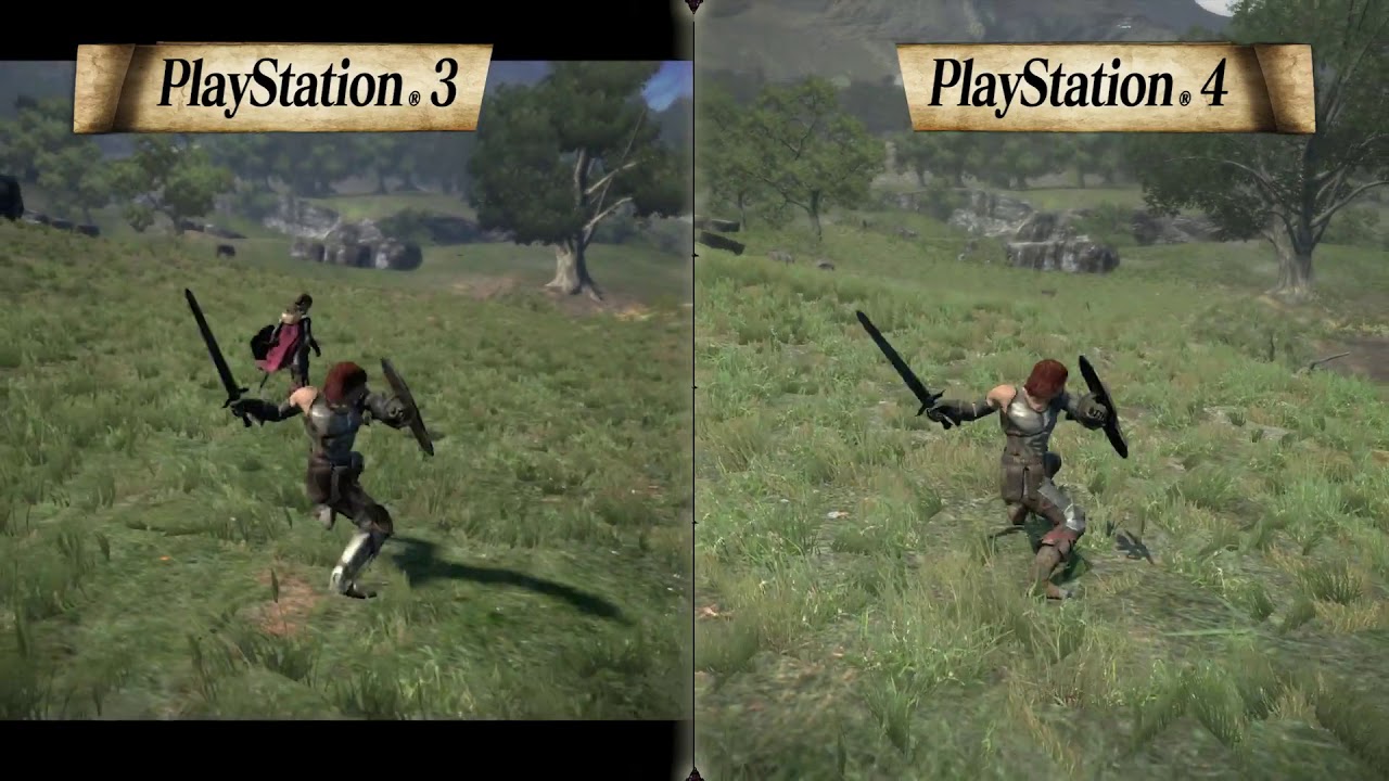 Dragon S Dogma Dark Arisen Video Comparative Ps3 Vs Ps4 N 2 Youtube