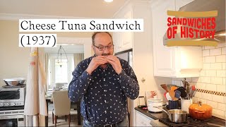 Cheese Tuna Sandwich (1937) on Sandwiches of History⁣