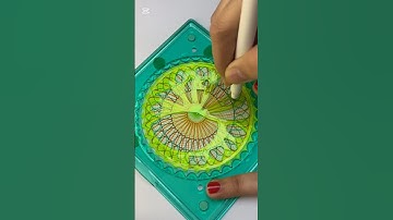 Calming ASMR Spirograph Art | Satisfying for Peaceful Dreams! #art #shorts #spirograph #satisfying