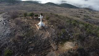 2. January 2024 Beautiful day with pilgrimes at mt. Krizevac 4K/UHD