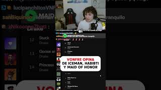 opinion de ICEMAN x3 #clips #vonfre #streamer #drake #iceman #newalbum #music #habibti #maidofhonor