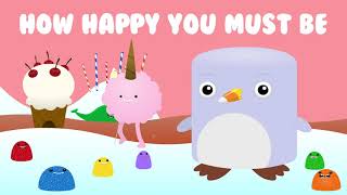 Video thumbnail of "Marshmallow Penguin - Parry Gripp - Animation by Nathan Mazur"