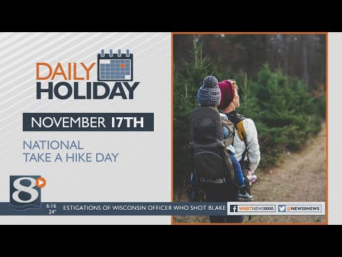 Video: Je Moet Buiten Zijn Op National Take A Hike Day
