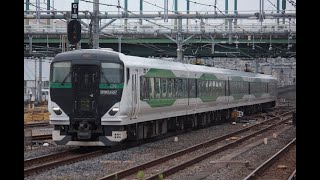 4/20　E257系5500番台OM-54編成　草津・四万34号上野行き　大宮駅到着シーン