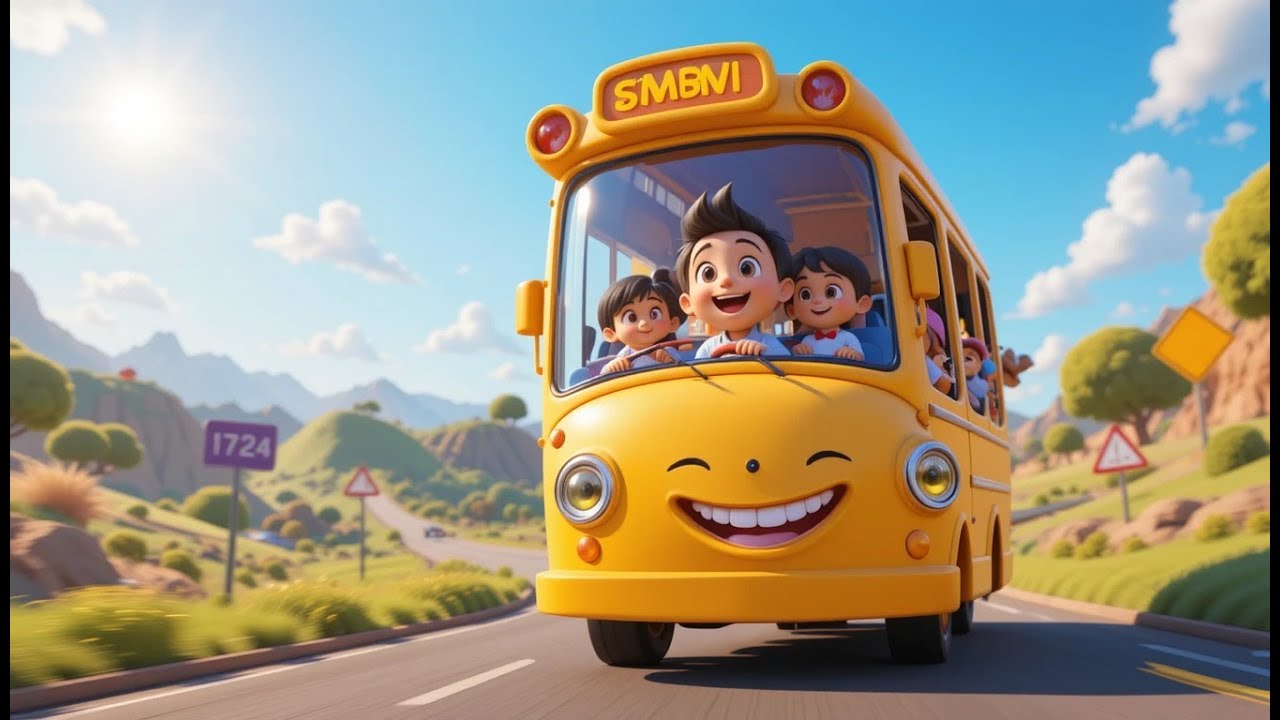 Ding Ding, It's a Bumpy Ride Rhyme Song | Popular Nursery Rhyme for Kids