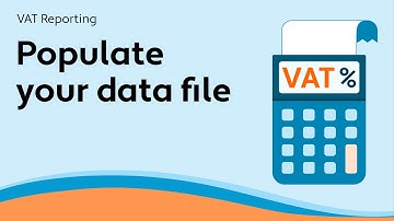 Populate your data file - Avalara Value-Added Tax (VAT) Reporting