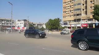 Prince Kareem Agha Khan Onway with Protocol at Karachi . Footage Nadeem Shahzad Resimi