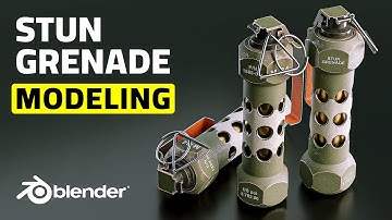 Blender Stun Grenade Modeling Made Easy