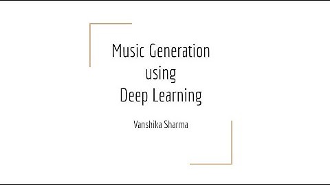 Music Generation using LSTM