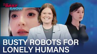 Tech Yeah: Eavesdropping Smart Watches, Humanoid Games & Busty Robo-Companions | The Daily Show screenshot 1