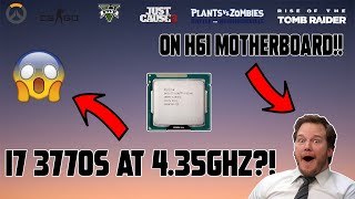 My i7-3770S Overclocked itself to 4.35GHz! Gaming benchmarks