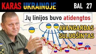 Bal 27: Ukrainiečiai Smogia Į Pernelyg Ištemptą Rusų Logistikos Liniją, Kad Nuslopintų Jų Puolimą
