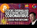 Tesla & FAANG Overvalued + Coronavirus fear. How Bitcoin Will React!