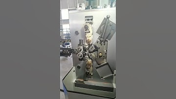 smalll OD compression spring with high efficiency on CNC spring coiling machine JTC-508