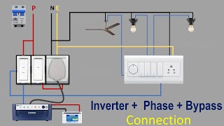 Inverter connection for Home | inverter Wiring in home |  Electrical  Circuit info