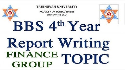 Top 10 BBS 4th Year Report Topics That Will Impress