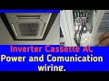 Inverter Cassette Air Conditioner wiring !कैसे करे inverter Ac की wiring. Ac and R tech.