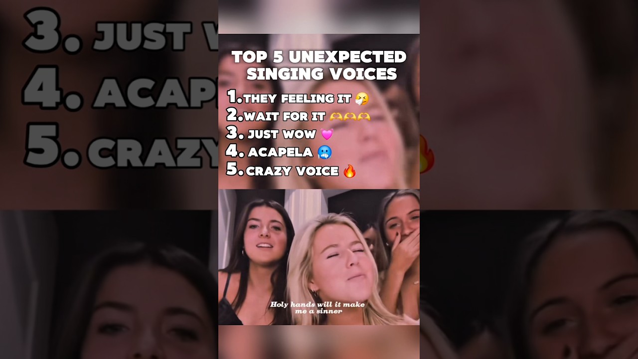 5 Unexpected Singing Moments That Left Everyone Speechless 🎤😱