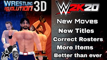 WR3D 2K20 BY HHH RELEASED FOR ANDROID + LINK IN DESCRIPTION.
