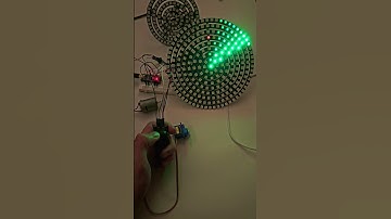 Arduino Mega LED Radar Upgrade! #arduino #radar #mechatronics
