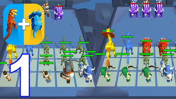 🦖 Merge Dinosaur Master 🦕 - Gameplay Walkthrough - Part 1 (Android,ios)