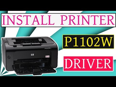 How To Install HP LaserJet Pro P1102w Printer Driver
