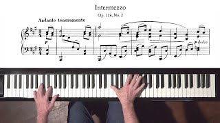 Brahms - Intermezzo Op.118, No.2 P. Barton, FEURICH piano