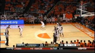 [12.3.11] Kevin Pangos - 11 Points Vs Illinois (Complete Highlights)
