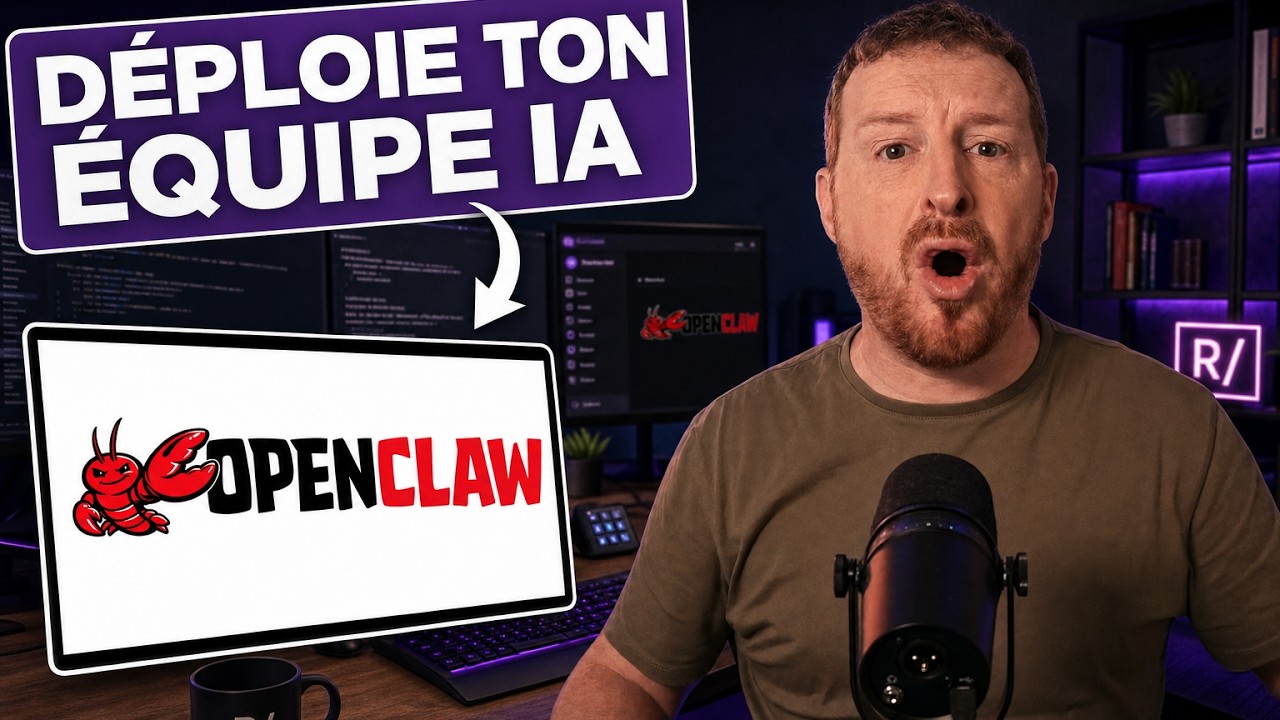 OpenClaw 2.0 : crée ton équipe d'agents IA en 10 minutes
