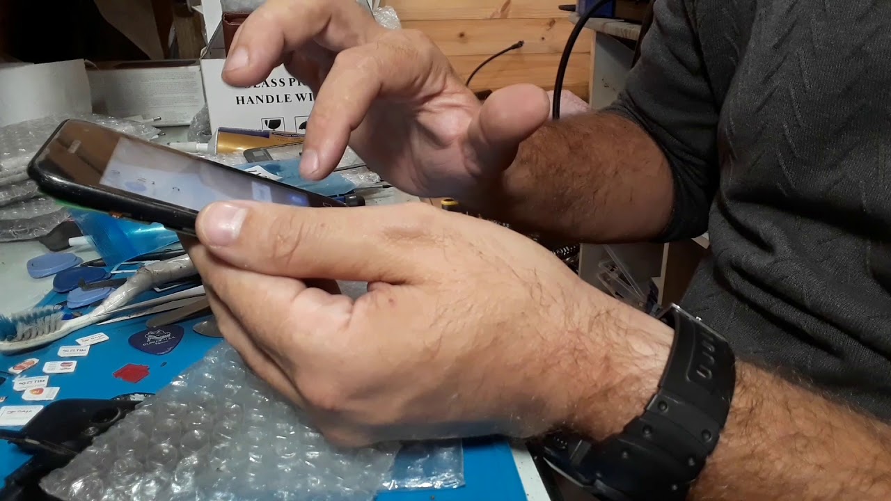 trocando o Touch do Alcatel Pixi 4 de 4.3 polegadas.