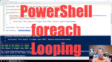 How to use PowerShell foreach