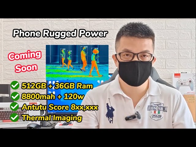 Phone Rugged Power Battery 8800mah 120w Fast Charging Tahan Air Tahan Lasak Blackview BL9000 Pro 5G class=