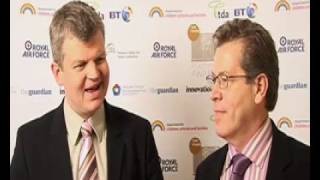 Melvyn Kershaw, 2008 Secondary Headteacher of the Year with Adrian Chiles