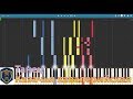 Dance of the Cossack cavalrymen (Танец Казачья кавалерийская) - Piano Synthesia with Musescore audio