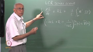Mod-03 Lec-08 Linear response; dispersion relations (Part II)