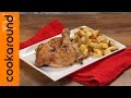 Pollo al forno al vino bianco con patate