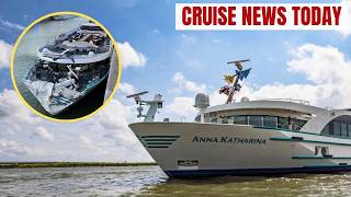 Cruise Ship Slams Into River Lock, 14 Hurt