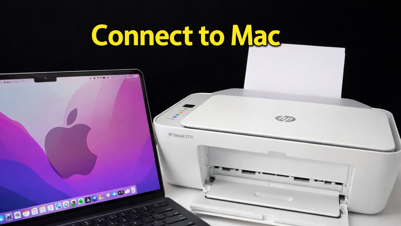 Connect HP Printer 1-800-571-4128 to WiFi | 123 | Deskjet 2710 Setup to MacOs !!