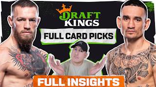 DRAFTKINGS: UFC 329: McGregor vs. Holloway 2 FULL CARD Predictions